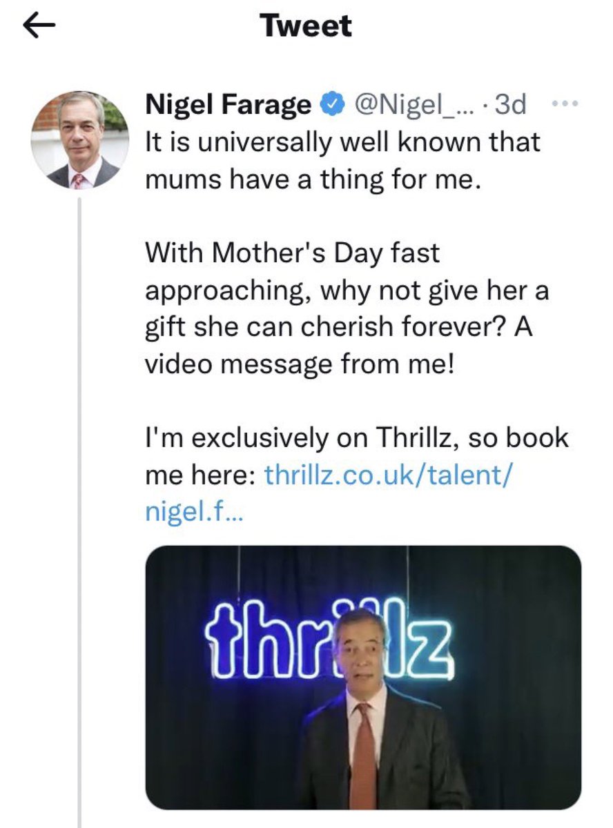 BrexitBuster's tweet photo. Christ alive! The grifting just NEVER f*cking stops. This is the online equivalent of the constant rattling of a begging bowl. I’d be amazed if this notorious shyster could get a bloody piggy bank to accept him as a client. 🐖 https://t.co/a7oJZrhIV9