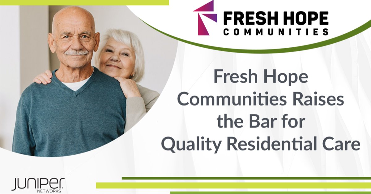 Benaroni's tweet photo. Set it ✅
Forget it ✅

That’s it. Hear how @JuniperNetworks is helping Fresh Hope Communities raise the bar for quality residential care. 
 https://t.co/44s1VROv4K https://t.co/DnhlwMzTxT