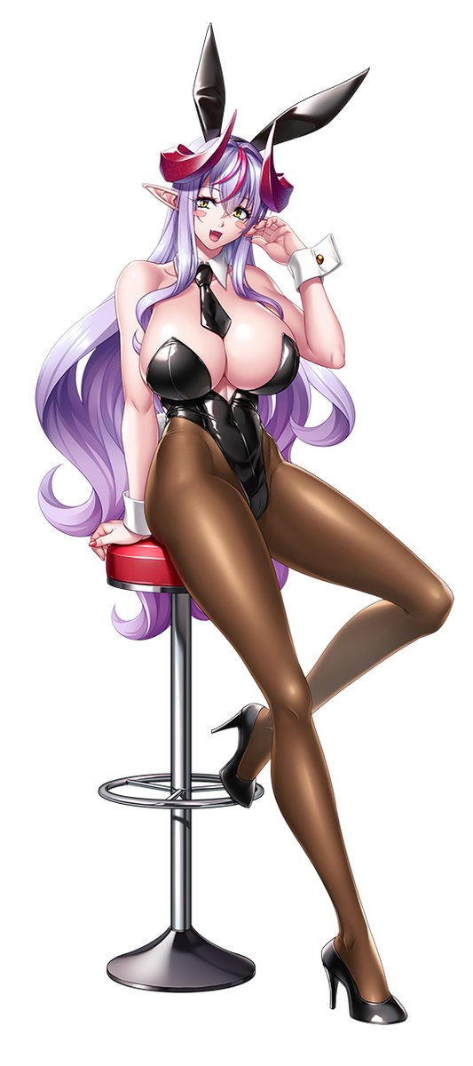 【対魔忍RPGX】7/31 16:00より期間限定ガチャ!
https://t.co/n4s2Qh3hZ5

諸君、8月2日と8月21日はバニーの日だ!!
新イベントに合わせて新たな臥者が期間限定追加。
SRキャラはカガミ先生謹製、覚醒リリム第3弾!!
「今日も指名してくれてありがとうね。
 たっぷりサービスするから」 