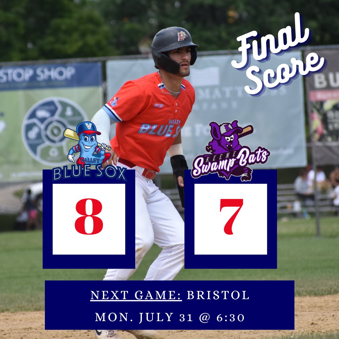 ValleyBlueSox's tweet photo. ladies and gentlemen, YOUR 2023 NECBL WESTERN DIVISION CHAMPIONS🔥 https://t.co/GXTJtxupKw