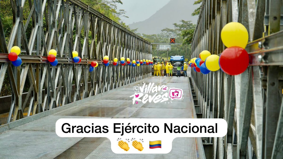 👏👏 Gracias Ejército Nacional de Colombia por su entrega y ayuda al inmenso llano! 🇨🇴
<a href="/Ingenieros_EJC/">Ingenieros Militares</a> 
<a href="/COL_EJERCITO/">Ejército Nacional de Colombia</a> 
<a href="/VillavoCom/">Villavo.com</a>
