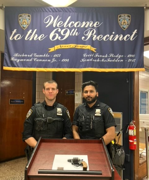 NYPDnews's tweet photo. Recently, officers from the @NYPD69Pct safely recovered this loaded firearm and made an arrest while investigating a crime in Brooklyn. 

24/7/365, your officers are out on patrol helping to keep the community safe from gun violence. https://t.co/jVFF8unJUC
