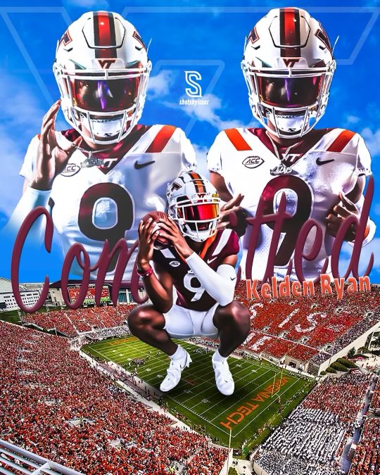 “Then the man got up and went home” - Matthew 9:7 Blessed to announce my commitment to Virginia Tech! 🦃 #ThisIsHome #Committed #GoHokies @CoachPryVT @TylerBowen @Coachcrist1 @HokiesFB @CoachBeck_PTF @PTFFootball