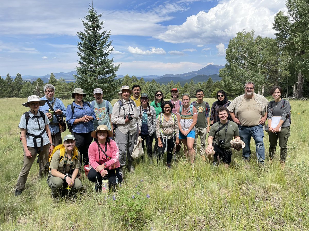 The first official event at #MSAfungi23 is the MSA Foray. Our subgroup in the morning foray was surrounded by beautiful mountains, forests and great people!