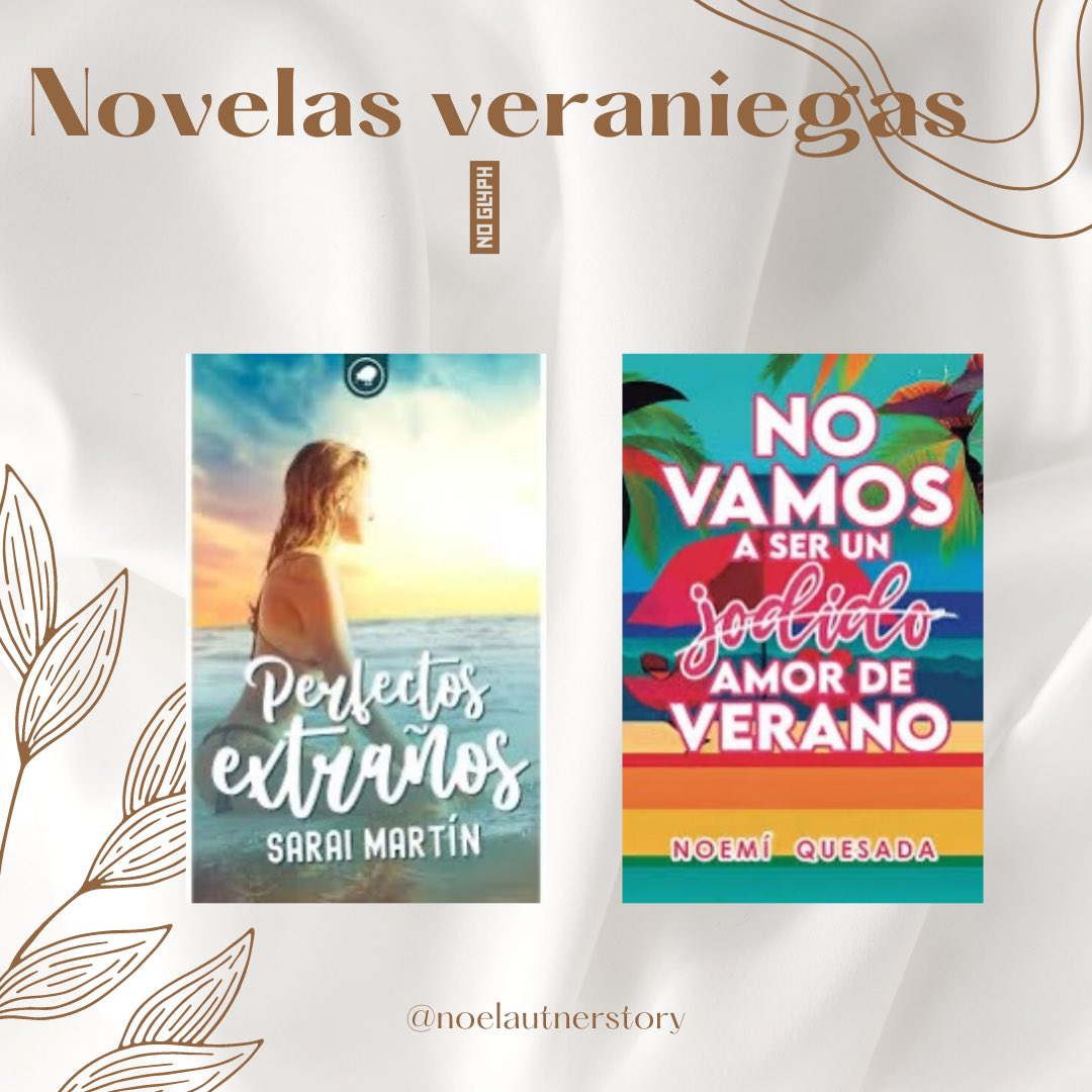 Os dejo por aquí unas novelitas veraniegas: <a href="/ieautoras/">Eva & Idoia</a> <a href="/tontosinolees/">Rhys</a> <a href="/Cherrychic_/">Cherry Chic</a> <a href="/_itsjustsarai/">Sweet Disaster.</a> <a href="/edicioneskiwi/">Ediciones Kiwi</a>