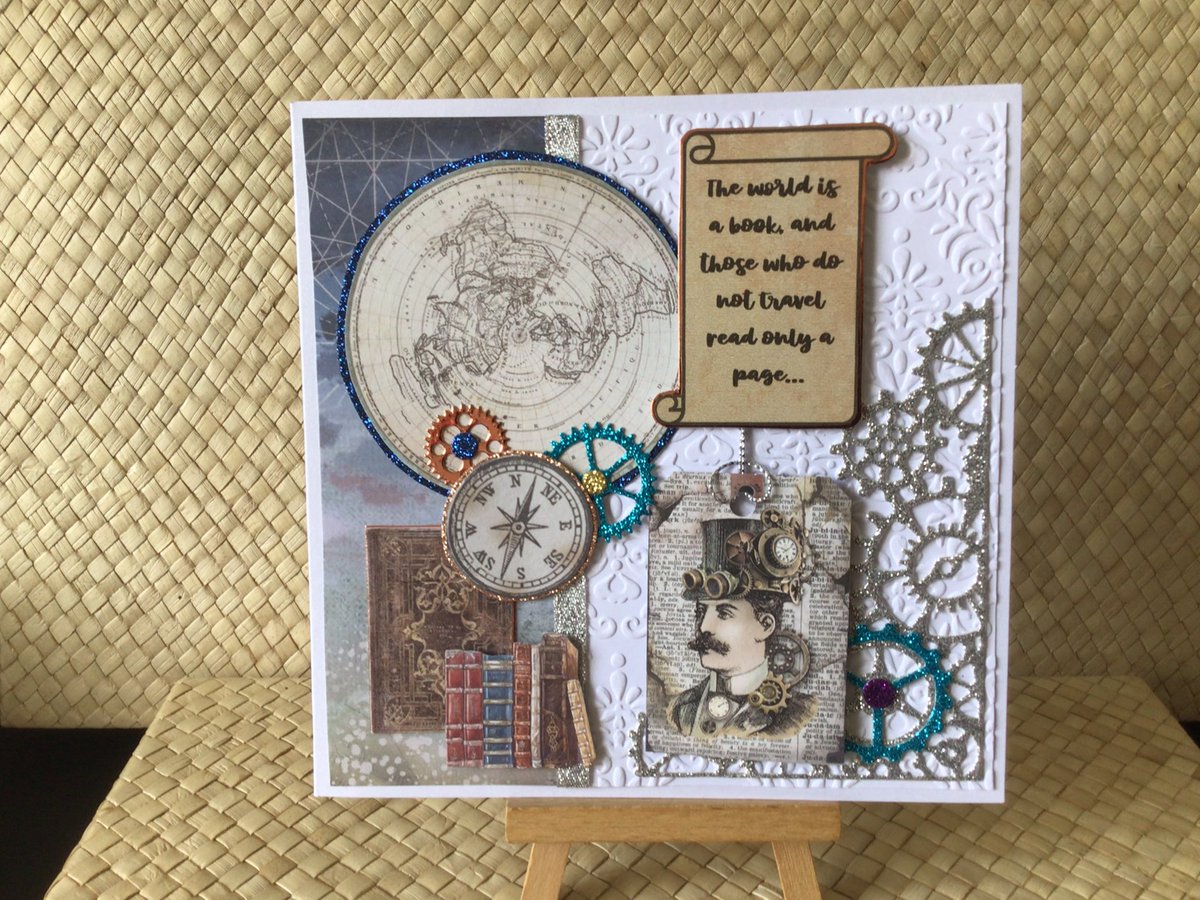 cardsallacarta's tweet photo. Steampunk inspired birthday design for one of lifeโs adventurersโฆ the tag has a birthday greeting on the reverse
https://t.co/NOFAxNVBAe
#CraftBizParty #ShopLincs #createuk #etsysellers #handmadeoriginals https://t.co/YPse6kuc6c
