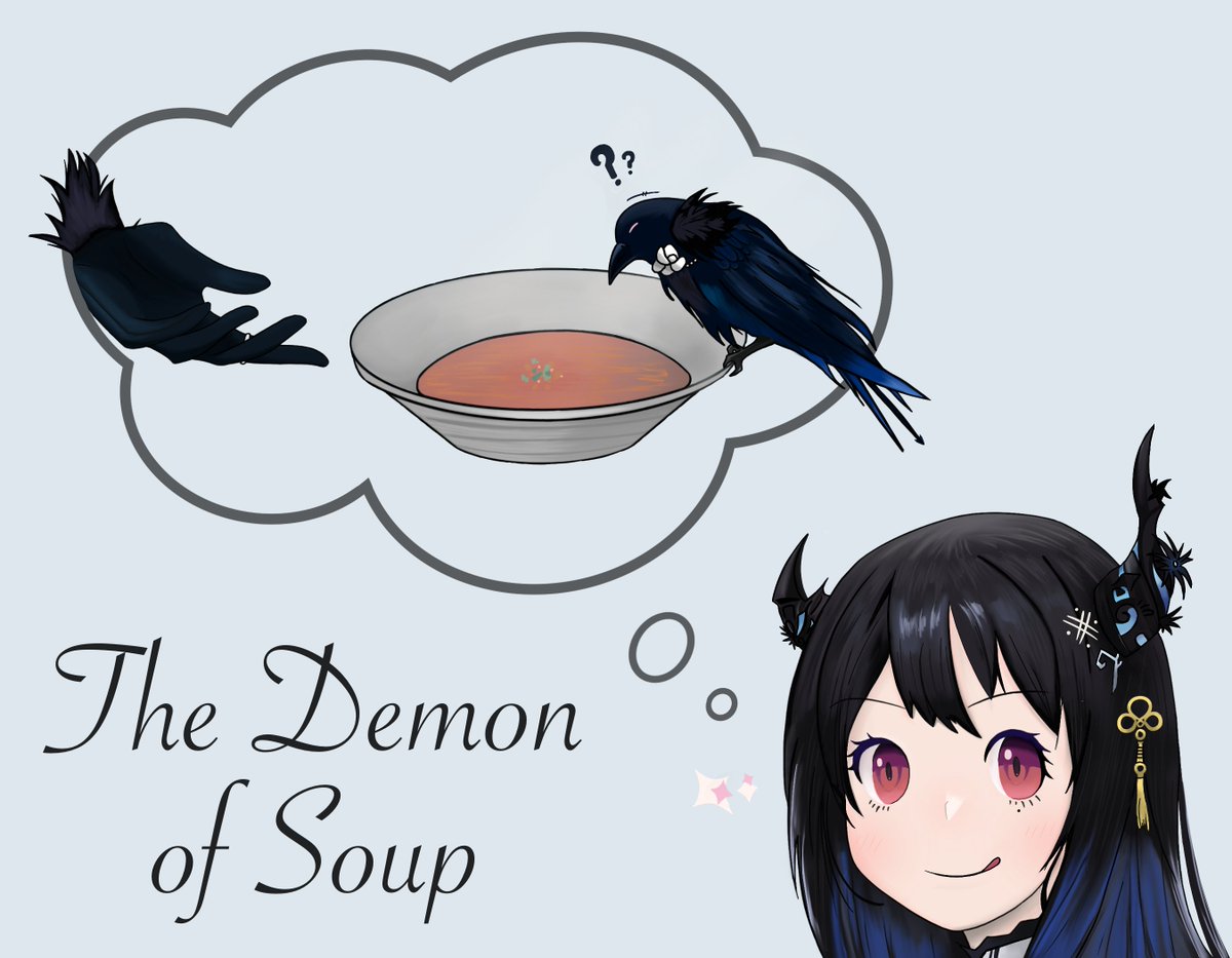 Cheese1Mocha's tweet photo. Would Shadow be willing to eat some Soup?
First time posting Art :) Debut IKZ!!! 
#holoAdvent  #RavenCrafts https://t.co/BKBeHeztsc