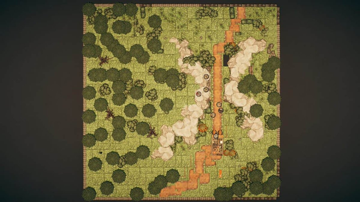 talespire's tweet photo. Arrows bristle from fallen steeds ahead. The forest whispers danger. Tread lightly or pay the price.
NoxNova over at TalesTavern brings to life the first map from #LostMines of #Phandelver for today's #TSBuildShowcase.
https://t.co/otfiC51AQ2
#ttrpg #dnd #lmop https://t.co/n7Qh6g1rUy