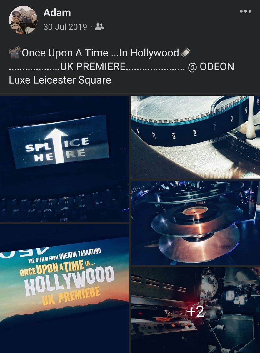 4yrs ago today, working on the UK Premiere of Amateur Hour Film Twitter favourite, Once Upon A Time... In Hollywood.