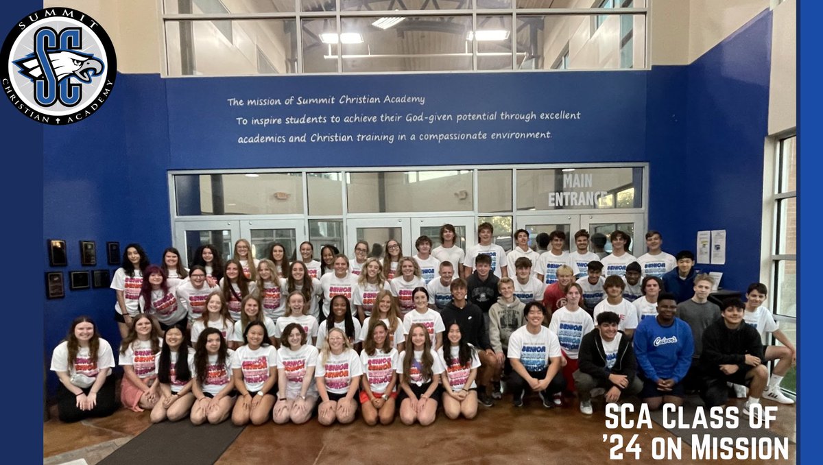 summitacademye1's tweet photo. A tradition at SCA is the senior mission trip. Today the SCA Class of 2024 left today to serve in Nashville, TN! Please join us in praying for an amazing week of serving and being the hands and feet of Jesus. #scaonmission #scaseniors24 #scatradition #scaseniormissiontrip https://t.co/wW2xwERJqm