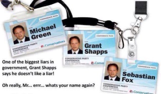 I can’t imagine why banks should be unwilling to have the Right Dishonourable Grant Shapps MP (aliases Michael Green, Corinne Stockheath and Sebastian Fox) as a customer. It’s a mystery.
#GruntShatts #ToryShyster #Debanked