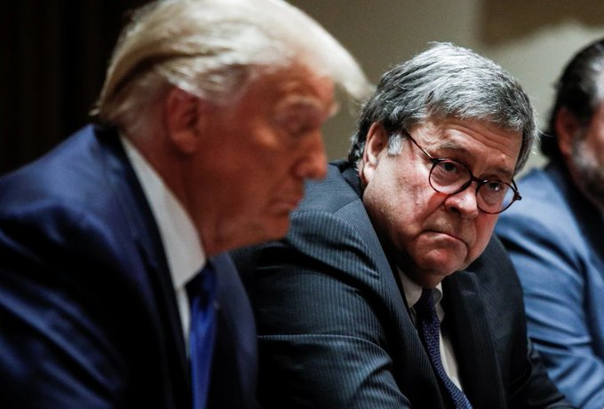 tomiahonen's tweet photo. Oh did he? Let's have some opinions by attorneys who worked for Trump?

Michael Cohen: Trump is a con man
Don McGahn: he's a draft-dodging bastard
Jenna Ellis: an idiot
John Dowd: a fucking liar
Ty Cobb: a deeply wounded narcissist
Bill Barr: a defiant 9 year old, fucking asshole https://t.co/XgoQcxxBK4