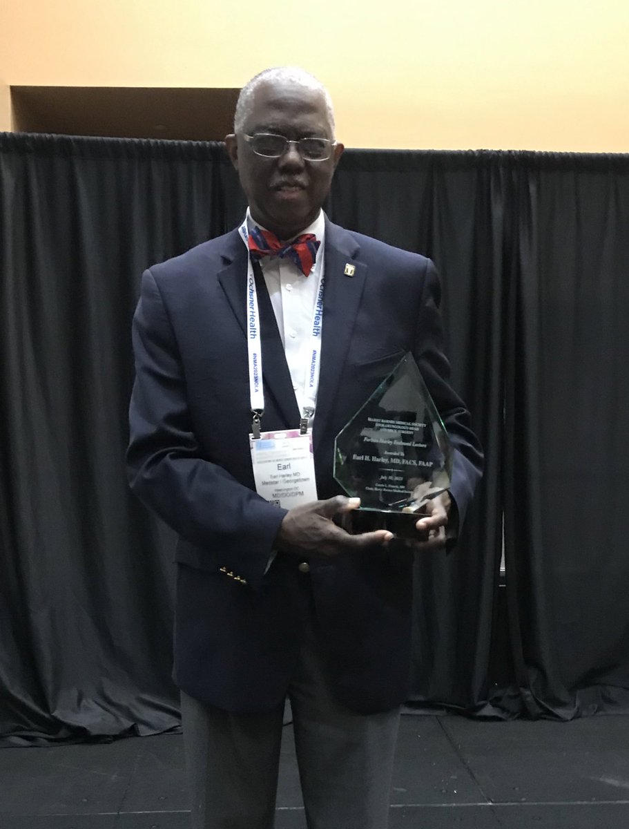 YourVoiceMD's tweet photo. Thank you, Dr Earl Harley for the INAUGURAL Fortson-Harley Lecture at our Harry Barnes meeting. overjoyed that my own beloved @xula1925 was able to host us today. (Dr Fortson in 2nd pic!)
@NationalMedAssn 
#BlackInOto #IAmOto #entdoctors #blackdoctorswhitecoats #blackinmedicine https://t.co/2F1YTsL6lW