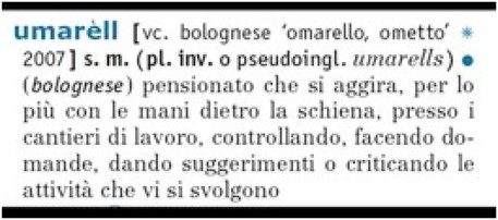 Ma sapete una cosa? Il termine Umarell è entrato nel dizionario Zingarelli! Elevate le vostre conoscenze culturali e scoprite questo nuovo fenomeno! Qui un bellissimo articolo che parla di ciò: ansa.it/sito/notizie/t…
