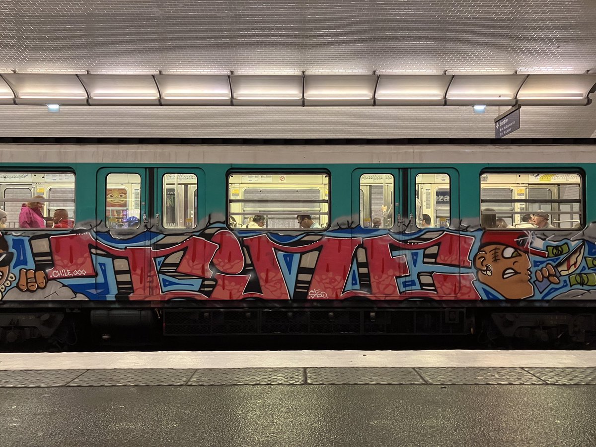 crystinalewis's tweet photo. Would you ever see this
On a metro in Japan?
The youth expressing their thoughts
So blatantly on public transport
Making the subway car a work of art.
#paris #parismetro #graffiti #train #poem #poetry #youthculture #artisticexpression #artasprotest #saintlazare https://t.co/s9jBJCVK0o