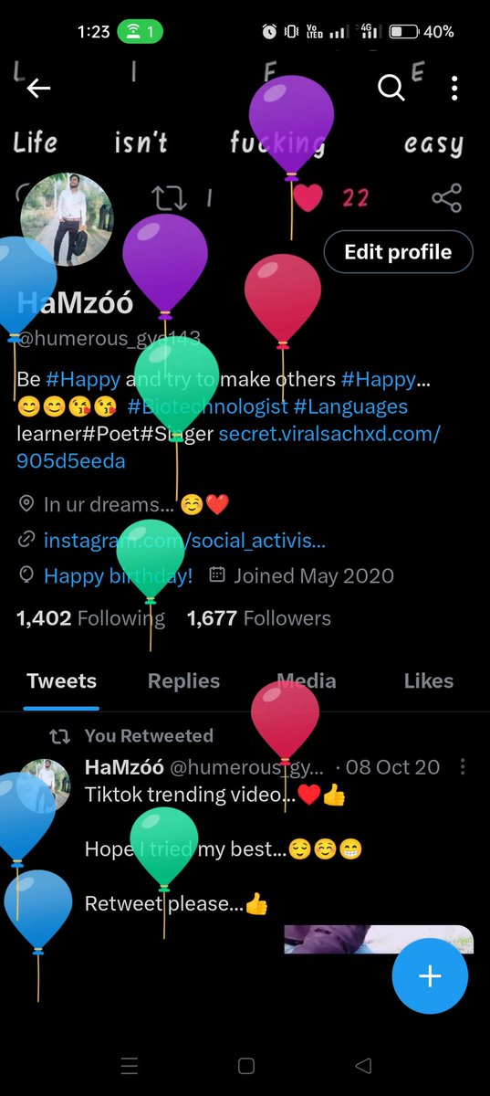 It's my janum din and no buddy is here to wish me...🥺🥺💔