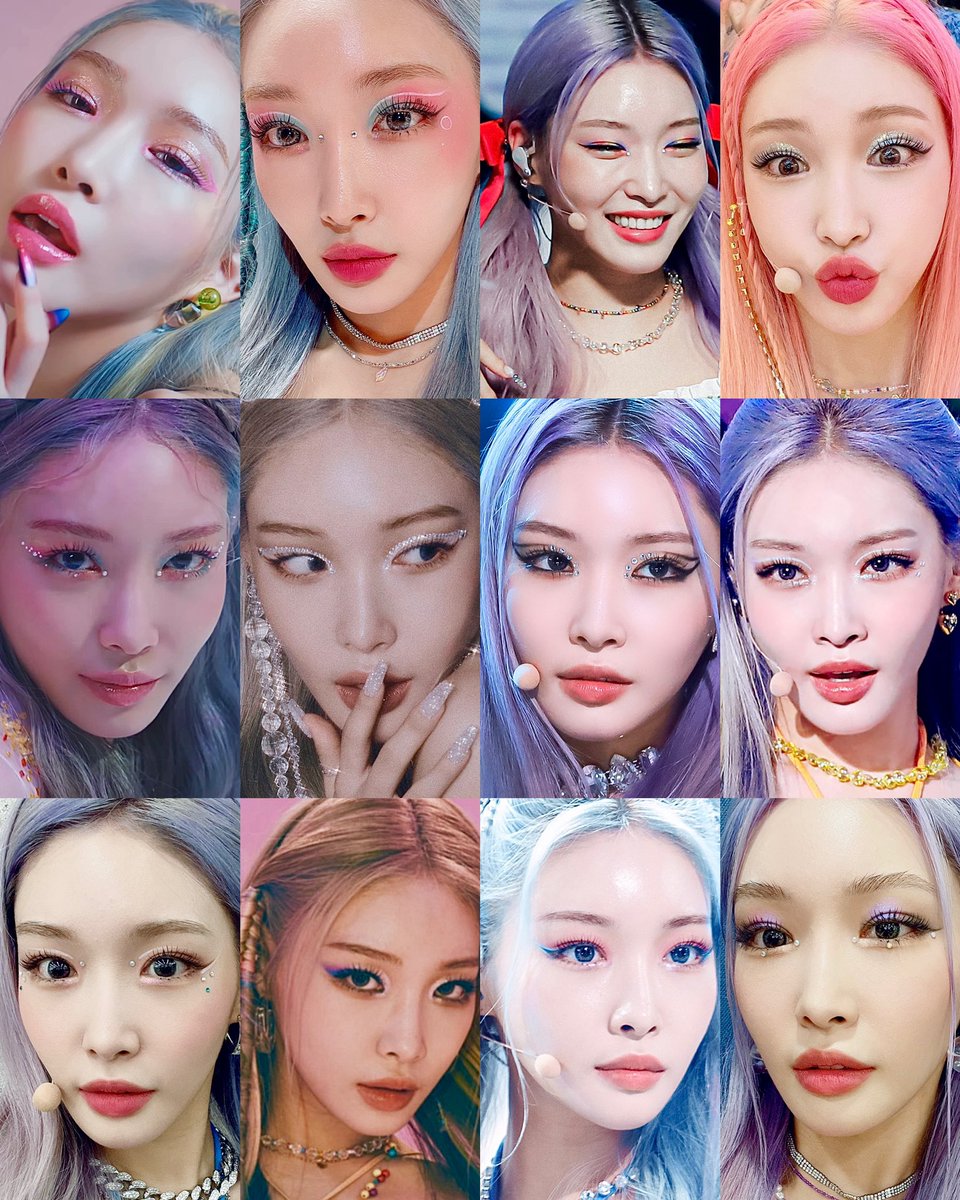 chunghanails's tweet photo. chungha slaying make up looks https://t.co/ESbUvxMrKT