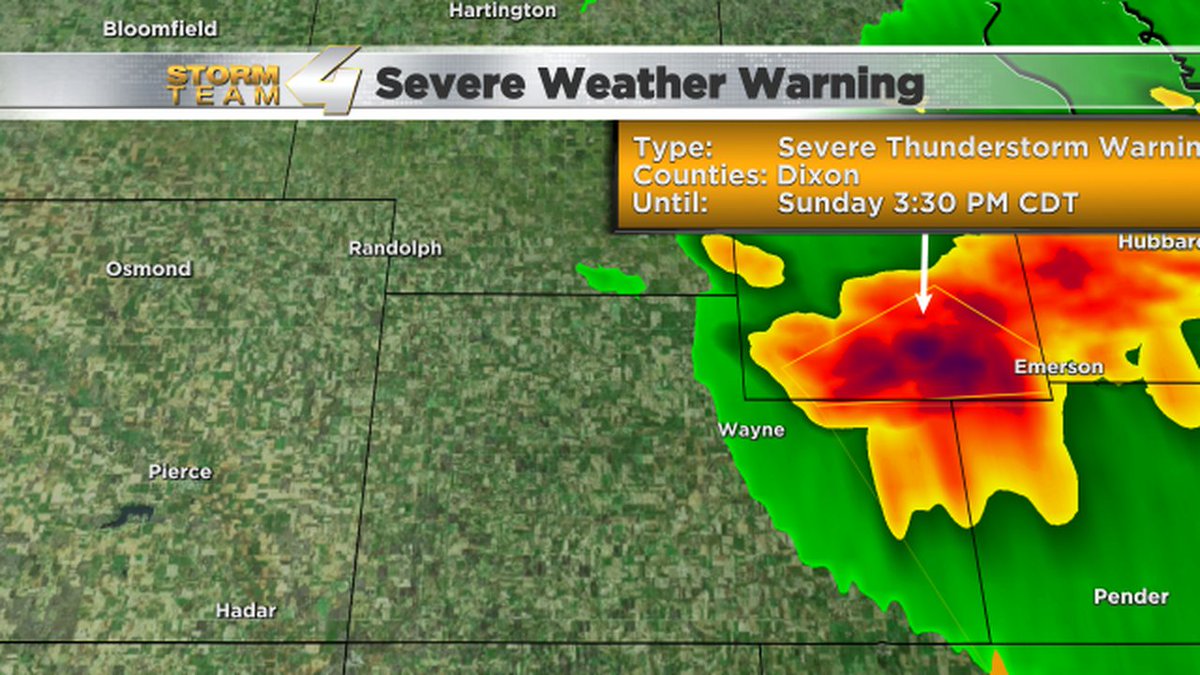 Wayne County severe weather alert.  For more details click here. ktiv.com/interactive-ra…