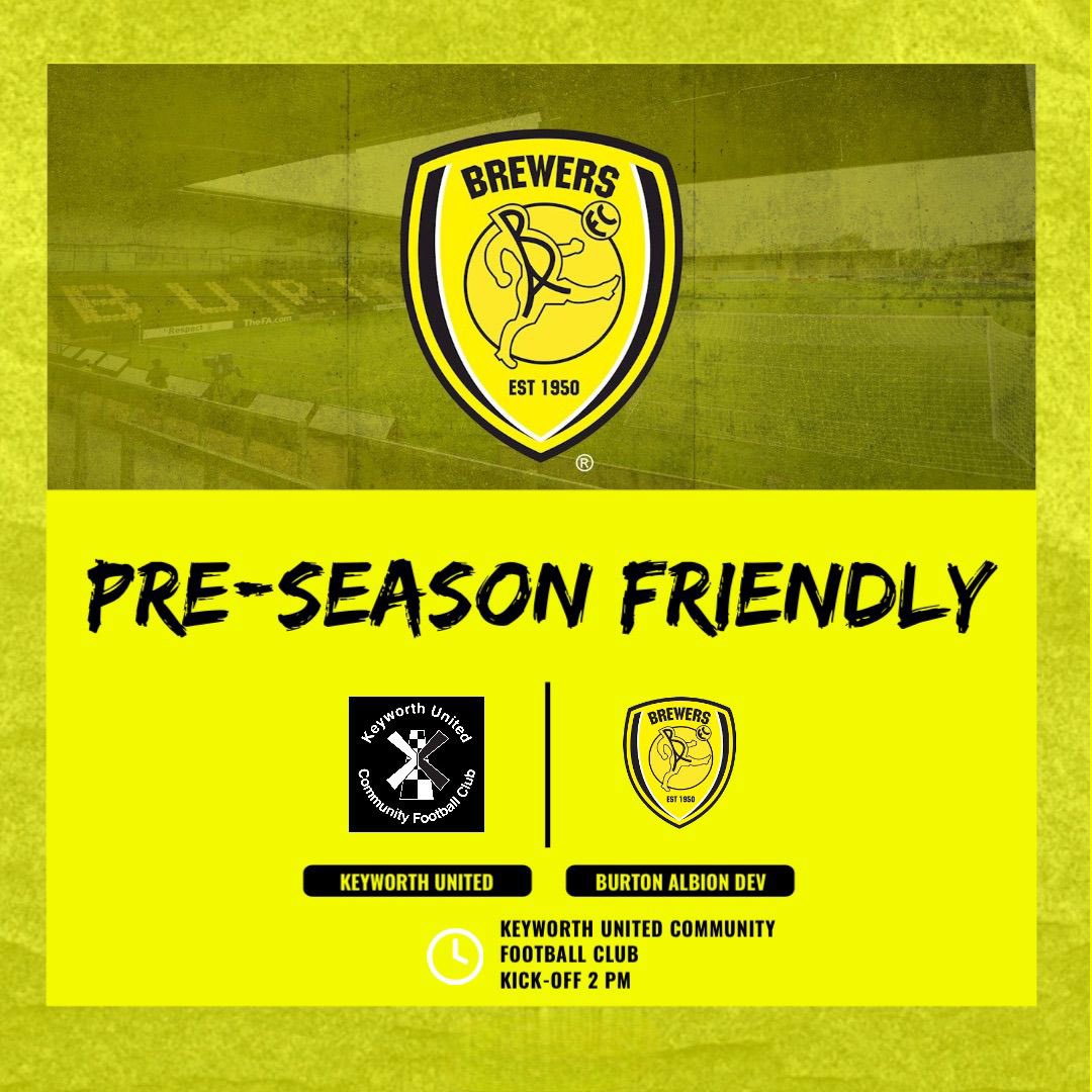 BAFCWomen's tweet photo. DEVELOPMENT TEAM 💛🖤

Our dev’s team kicked off their pre-season campaign today with a win against @keyworthunitedcfc Women. 

It was a strong performance from the Brewers with some fantastic football on display, thank you to Keyworth Utd for hosting. More exciting updates regarding the development team will continue over the coming weeks…

#brewers