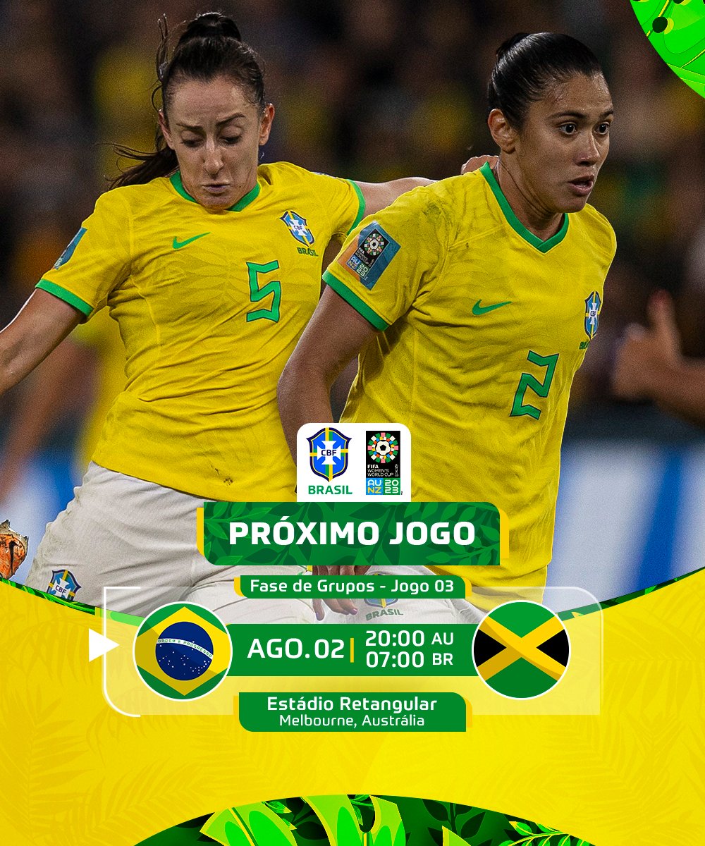 PRÓXIMO JOGO DO BRASIL FEMININO: Quando é o próximo jogo do Brasil