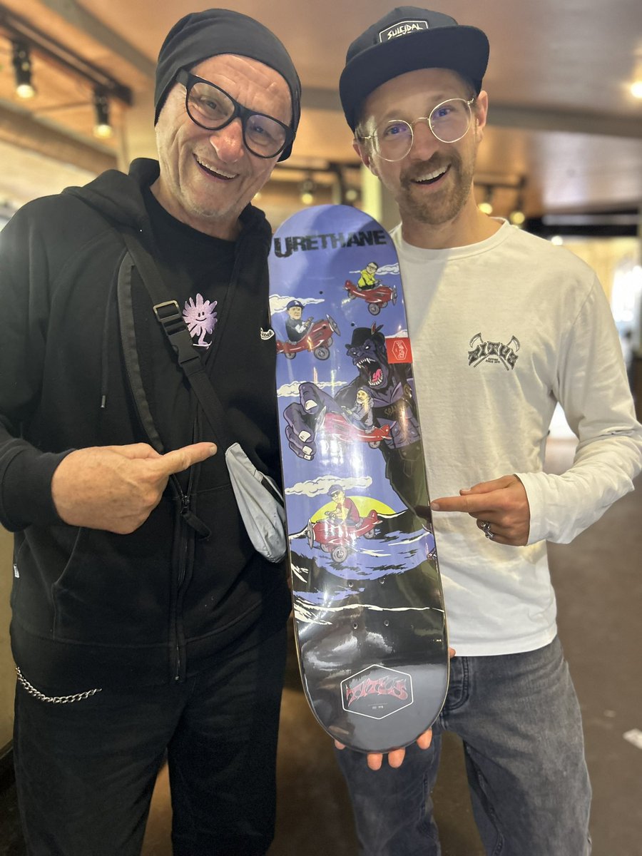FlixAgency's tweet photo. Skate board from TITUS x Urethane designed by @sbamrocks https://t.co/YpEo8pNJgD