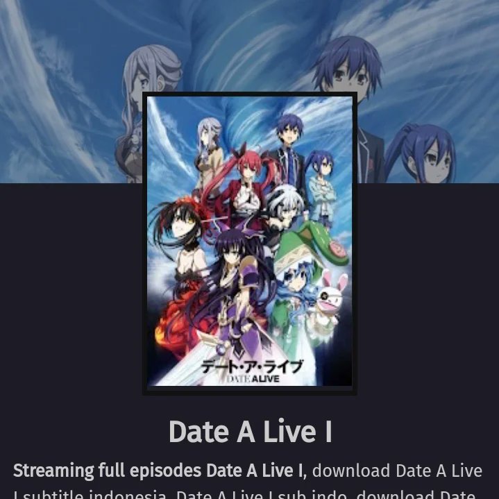 Animesid_net's tweet photo. Update List!
Tambahan Anime
Update Widget
-Ongoing
Zom 100: Zombie Bucket List Of The Dead
Horimiya: Piece
-Completed
Dead A Live S1
No Game No Life
Classroom Of The Elit S1,COTE S2
Date A Live S2,S3 Dan S4 Masih Blum Ya, Soalnya Besok Masih Ada Pelajaran
https://t.co/PuCigPmEYe https://t.co/tlGiANSG82