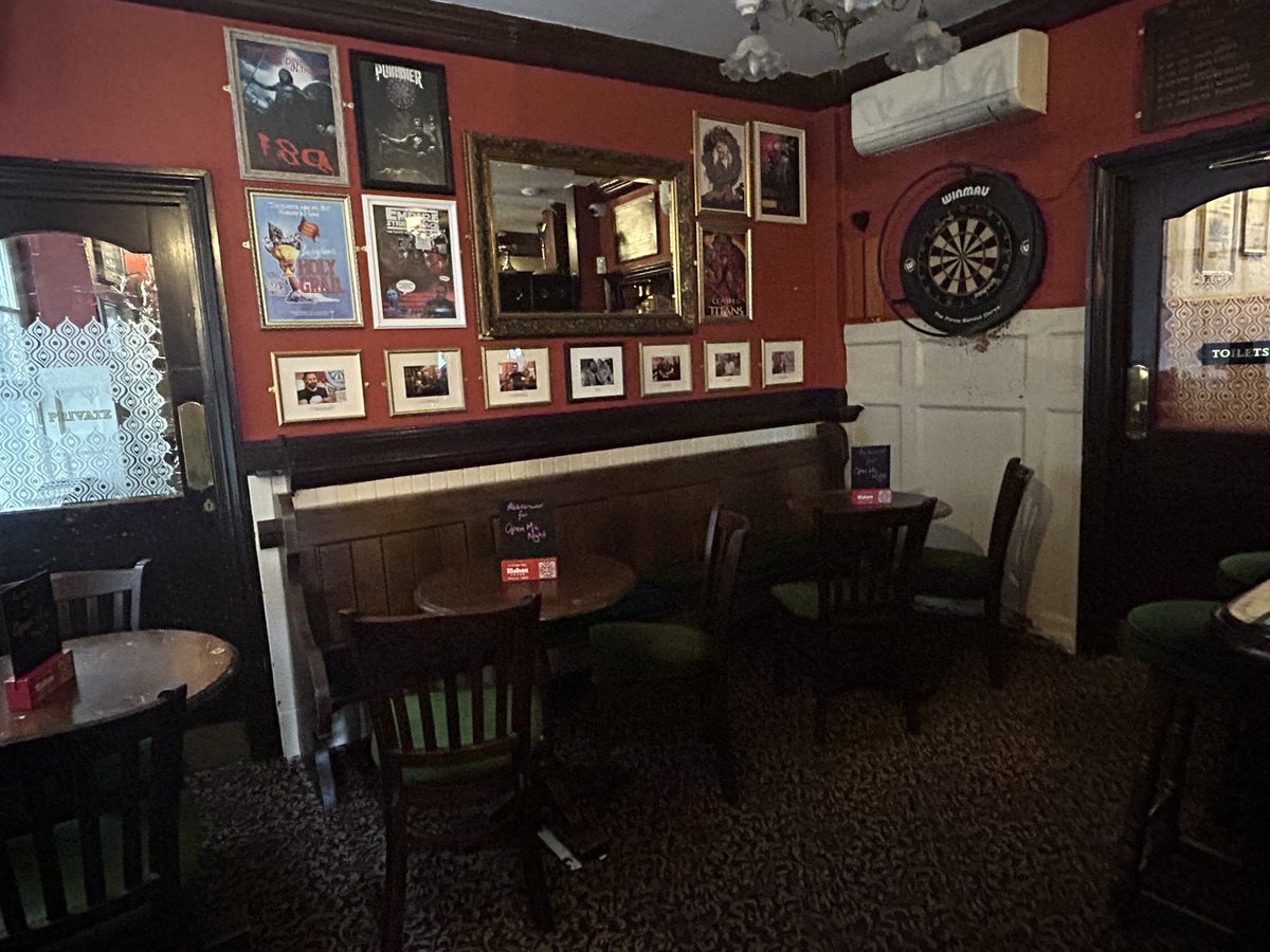 PubsSaving's tweet photo. Darts league at The Barley Mow #pub #marylebone 🎯 #independentpubs https://t.co/JUnBBpQY8w