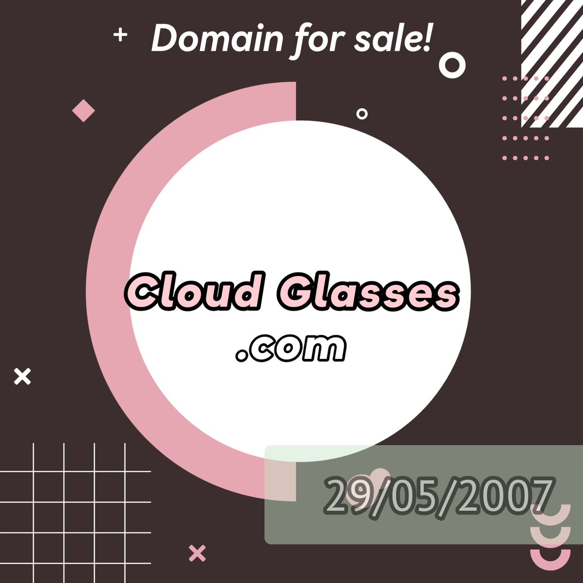 🚀 Exclusive #Domain for sale! CloudGlasses.com 🕶️

Perfect for tech startups, VR/AR businesses, or cloud computing pioneers. 💼💻 Act fast and DM for inquiries or offer. 

#ExclusiveDomain #Tech #CloudGlasses #VR #AR #VirtualReality