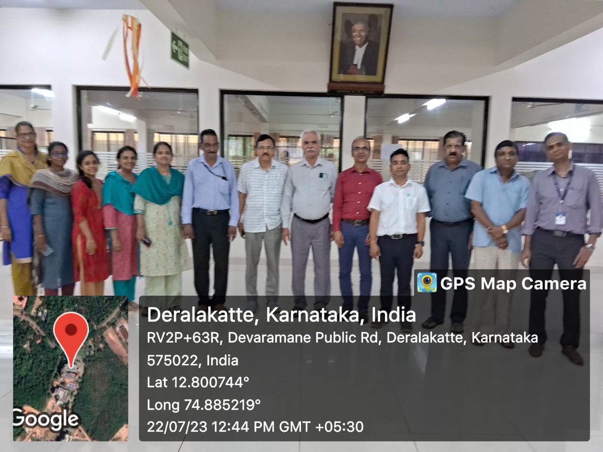 ngsmips's tweet photo. Faculties of the Pharmaceutical Chemistry Department &amp; Vice Principal, NGSMIPS, Mangalore with Dr Krishnan Namboori, Retd. Professor, Ammas Research lab, Coimbatore

Topic: C-ammas; (Advanced molecular modelling and simulation) Research lab for design and development of molecules https://t.co/ArRaM9f3fE