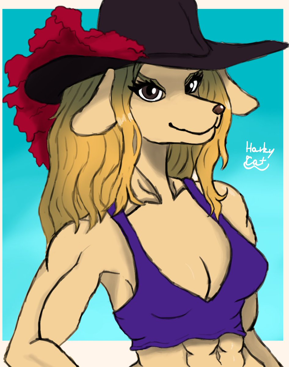HarkyCat's tweet photo. Drawing #ONEPIECE📷 characters until I get good at drawing. 

08 - Wanda  

#digitalart #art #fanart #ワンピース #anime #furry #furryart https://t.co/tdpDVWYU6g