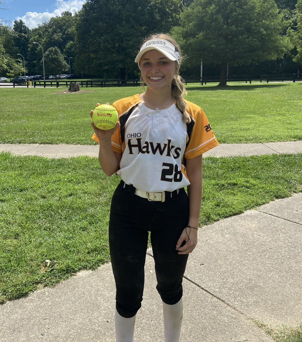 #28 Aubrey Mullins with a bomb today!! Great job!