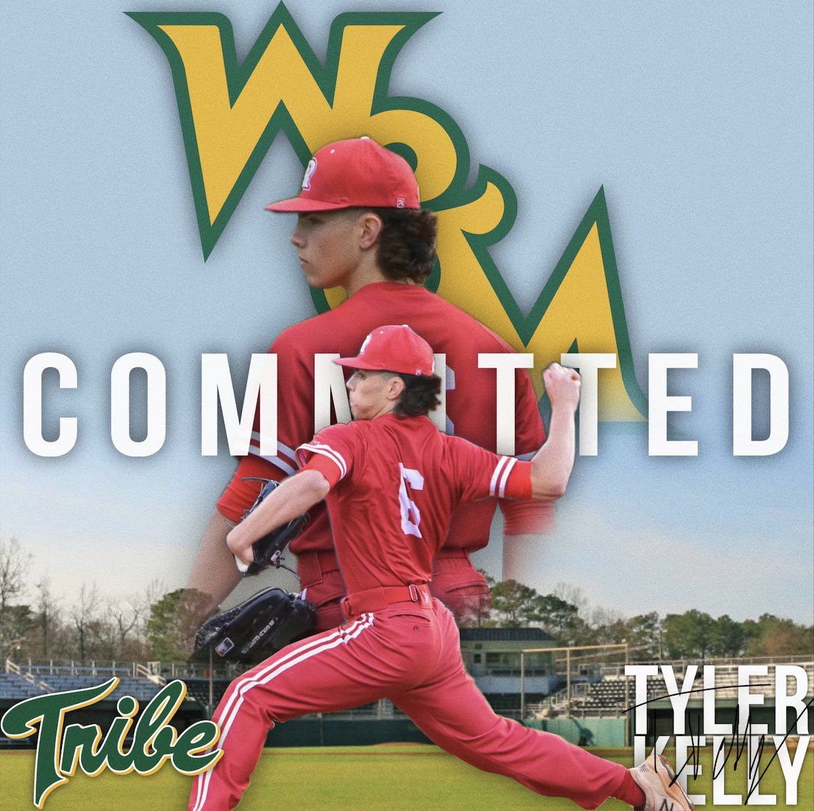 Tyler Kelly (@tylerkelly57) on Twitter photo I am honored to announce my commitment to continue my academic and baseball career at William & Mary. Thank you to my family, the Canes, and my coaches <a href="/Rvsidebaseball/">Riverside Baseball</a>. #GoTribe! <a href="/MikeMcRae35/">Mike McRae</a> <a href="/drsweeney12/">Daniel Sweeney</a> <a href="/coachplank8/">Sam Plank</a> <a href="/TheCanesBB/">Canes Baseball</a> <a href="/Coach_Dinges/">Dave Dinges</a> <a href="/cmullee11/">Conor Mullee</a> I am honored to announce my commitment to continue my academic and baseball career at William & Mary. Thank you to my family, the Canes, and my coaches <a href="/Rvsidebaseball/">Riverside Baseball</a>. #GoTribe! <a href="/MikeMcRae35/">Mike McRae</a> <a href="/drsweeney12/">Daniel Sweeney</a> <a href="/coachplank8/">Sam Plank</a> <a href="/TheCanesBB/">Canes Baseball</a> <a href="/Coach_Dinges/">Dave Dinges</a> <a href="/cmullee11/">Conor Mullee</a>