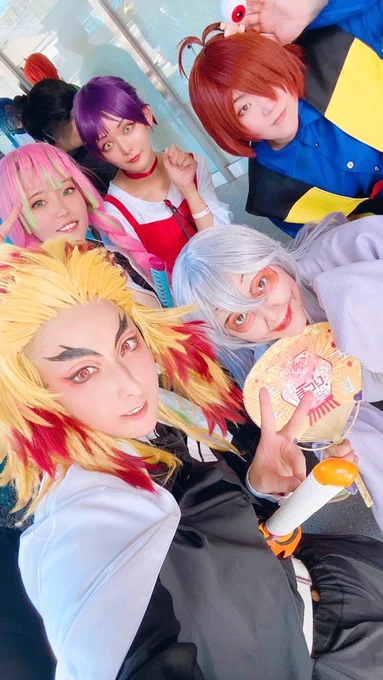 cosplay  柱としては字面的に倒さなきゃいけない使命感がすごいのですが(笑)鬼太郎さん達と記念撮影をして頂きました  #いちコス #いちコス2023