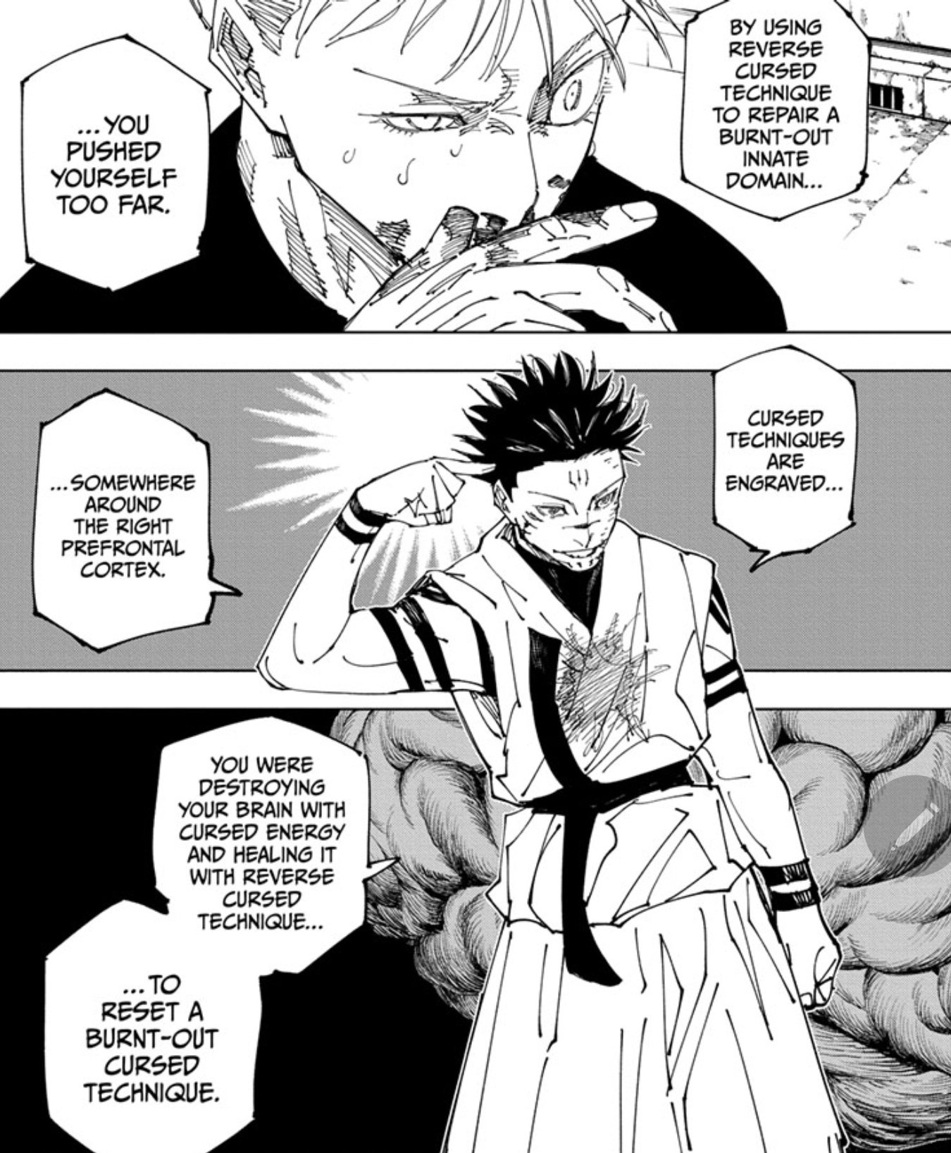 Get lost. You're useless Kyaa! Ginji must be really shock for the words  Ban told him