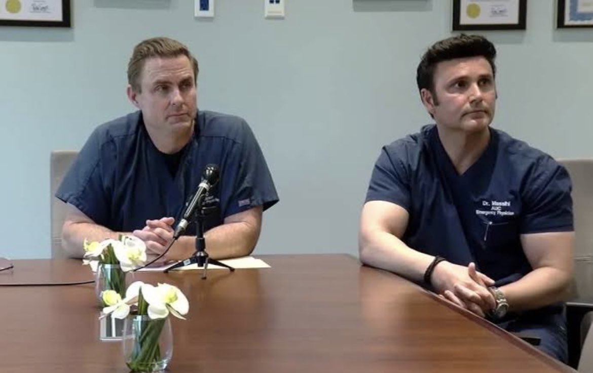 SCMountainGoat's tweet photo. Whatever happened to the Bakersfield doctors? So many people realized something fishy was going on because of these two kings. Also something to remember, they’re Californians. https://t.co/o9OGl7Bb3S