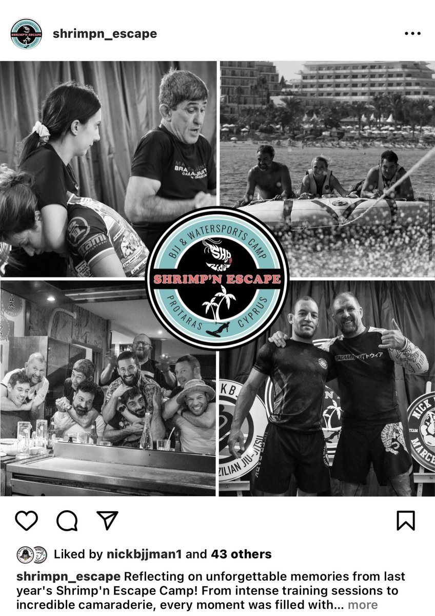 Michael Coates (@michael__coates) on Twitter photo If you fancy coming over to Cyprus for 7 days of BJJ & water sports then follow the link below. Loads of great guys going including <a href="/des_fraser/">Des Fraser</a> and <a href="/MMABrazierTerry/">Terry ‘The Dominator’ Brazier</a> .
Mention my name and you’ll get a big discount 👍🏻
shrimpn.com/registration If you fancy coming over to Cyprus for 7 days of BJJ & water sports then follow the link below. Loads of great guys going including <a href="/des_fraser/">Des Fraser</a> and <a href="/MMABrazierTerry/">Terry ‘The Dominator’ Brazier</a> .
Mention my name and you’ll get a big discount 👍🏻
shrimpn.com/registration