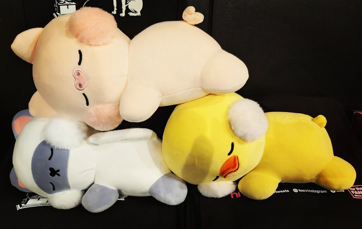 hmvIpswich's tweet image. There's nothing like a sleepy Sunday with a sleepy friend. Take home Dorothy, Polly &amp;amp; Gabby for cosy cuddles 
#Kenji #Yabu 
#CuddlyToy 
#sleepysunday 
#merch #merchandise 
#HighStreet