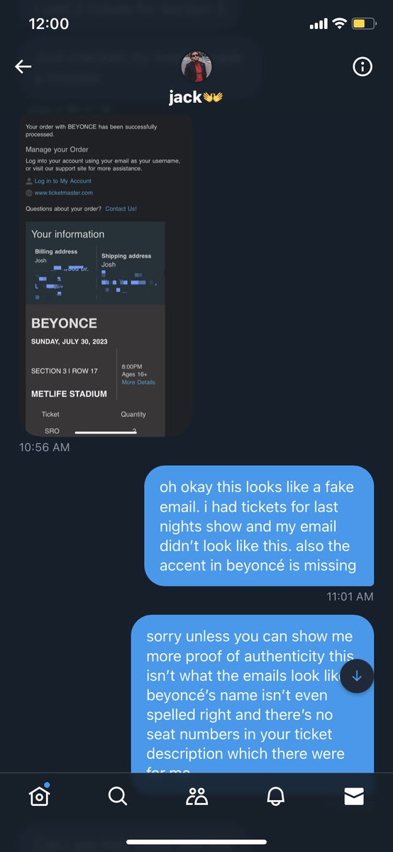 ebnoxious's tweet photo. @hosj2222 SCAMMER! i’m annoyed u wasted my time so now imma waste yours. and i got accounts for days baby 😂 learn how to spell beyoncé next time and use the right fonts https://t.co/fjPtRXlvcm
