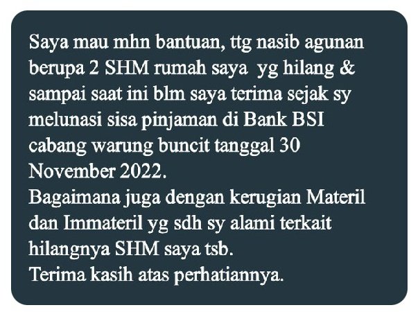 ETriatmodjo's tweet photo. @PartaiSocmed @AryaSinulingga min, help me....  Bank Syariah Indonesia https://t.co/nryq5OIi1T