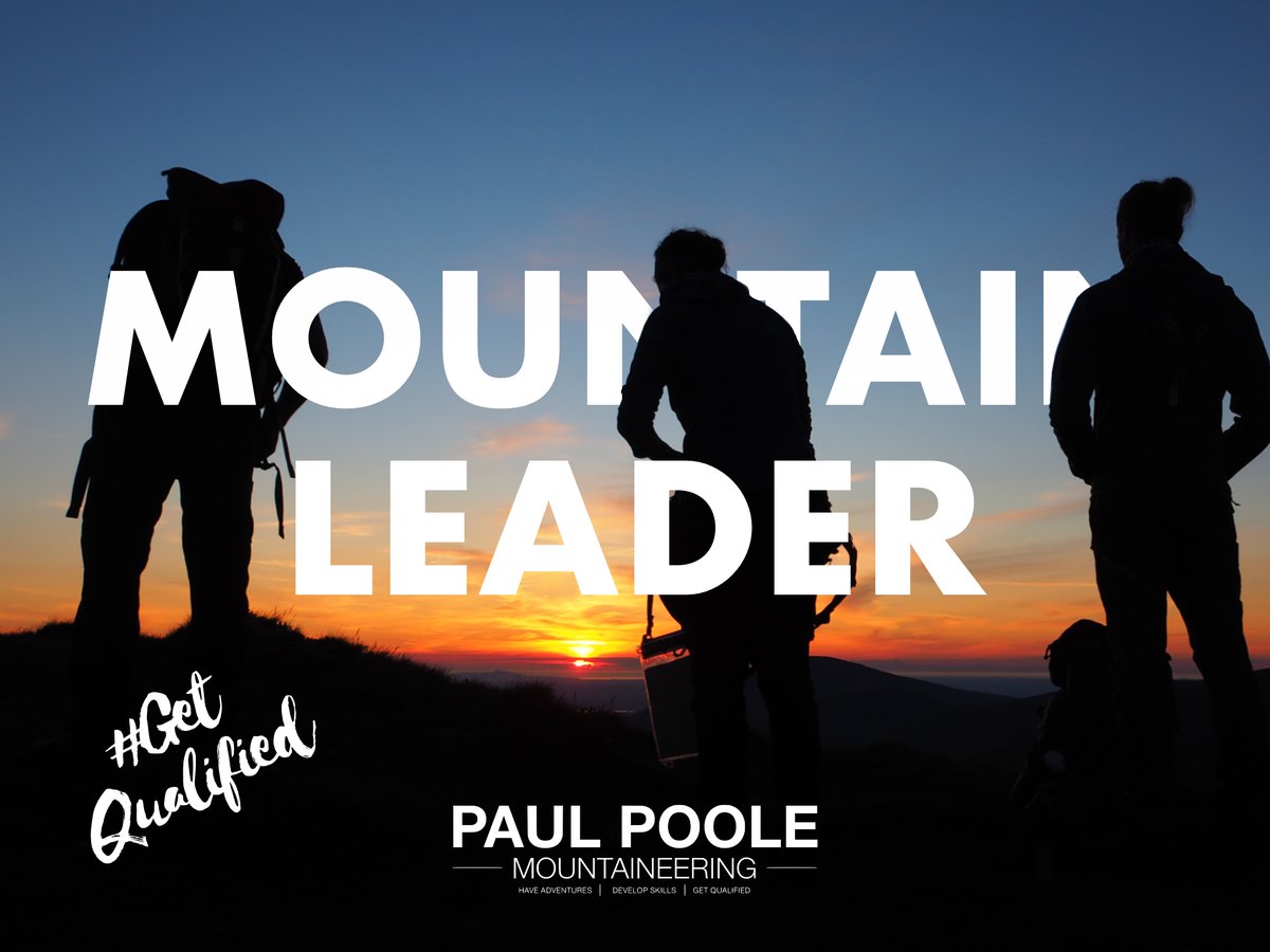After last weeks fab Mountain Leader Trg course, I only have a few spaces left on the following dates 2-7 Sept 21-26 Oct 10-12 Nov & 24-26 Nov - split over 2 weekends All the details are here paulpoolemountaineering.co.uk/mountain-leade… @MtnTraining @MT_Association @JoeBrownShops @the_AMI
