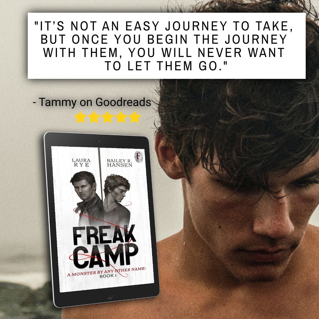 Are you ready for an MM paranormal romance where the boys go through hell to get to their happy ever after?  Read the 1st chapter of #freakcamp for free: freakcamp.com

#mmromancebooks #romancebooks #paranormalromance #romancereaders  #supernaturalfans #queerbooks