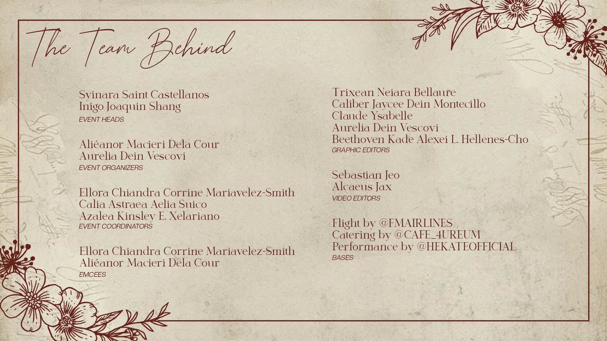 ㅤㅤ
ㅤㅤ
             ‧₊˚ ⋅♡𓂃 ࣪ ִֶָ☾.  SHAEXIN : AN OLD LOVE ‧₊˚ ⋅♡𓂃 ࣪ ִֶָ☾.
                                          𔓘 ACKNOWLEDGEMENT 𔘓

                  #SHAEyoLangSiJAISE #JAISEGotLOUcky
        #SHAEringForeverWithAUXIN #HappilyShaeXinAfter

ㅤㅤ