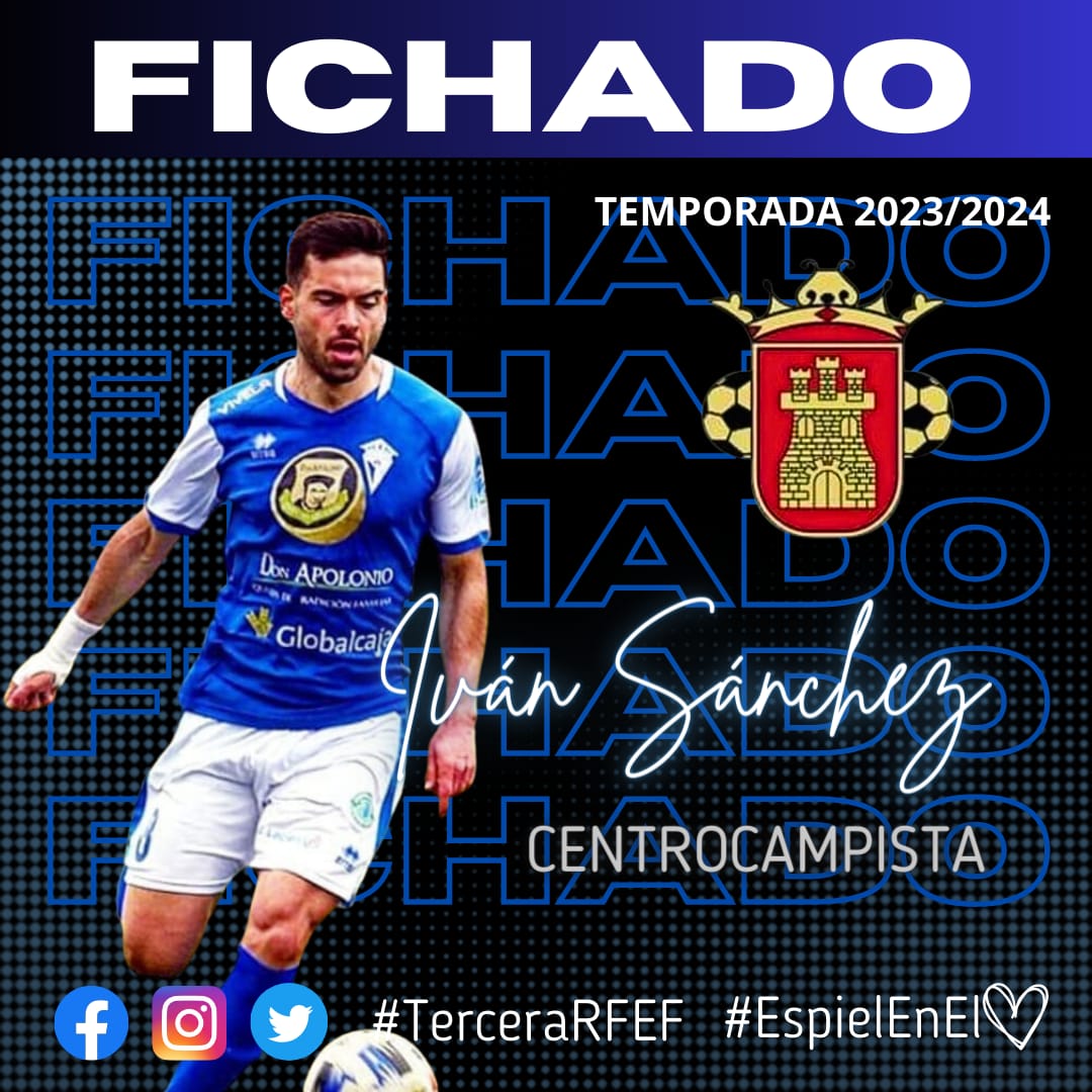 AtcoEspeleno's tweet photo. 𝙊𝙁𝙄𝘾𝙄𝘼𝙇 | Iván Sánchez ✍️ se une al #AtcoEspeleño 

El centrocampista formará parte de la plantilla rojilla en esta nueva temporada. Ilusión y muchas ganas para ayudar a conseguir el objetivo. 

¡ Bienvenido, @Ivansaex10 !  #𝔼𝕊ℙ𝕀𝔼𝕃𝔼ℕ𝔼𝕃ℂ𝕆ℝ𝔸ℤ𝕆ℕ❤️🤍 https://t.co/7yFCfdyQvW