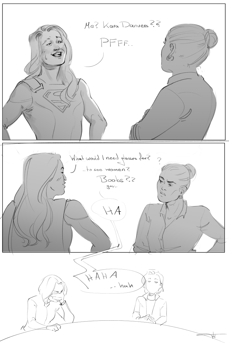 Kara clown Danvers  #supercorp