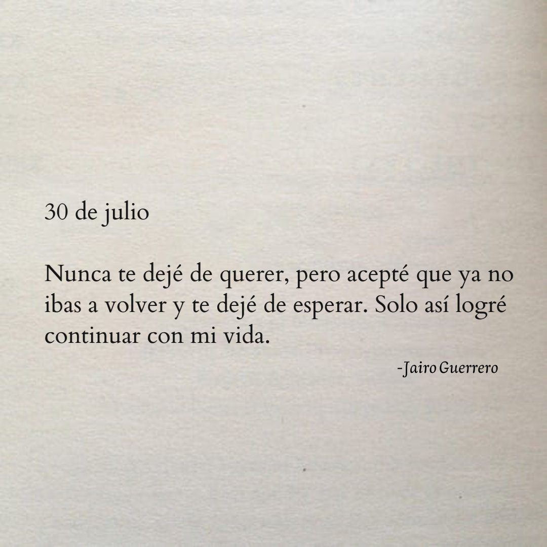 30 de julio. ✍🏼