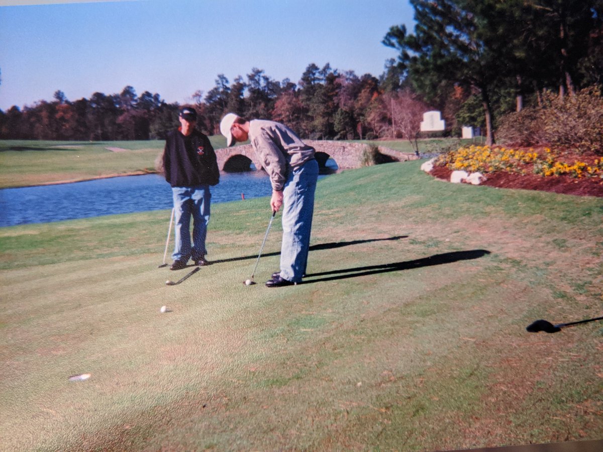 CJ_81's tweet photo. Busted out old faithful for today. Haven't gamed this since Augusta National in '98, let's see if we can roll in a few ⭕. https://t.co/GllAti5fSY