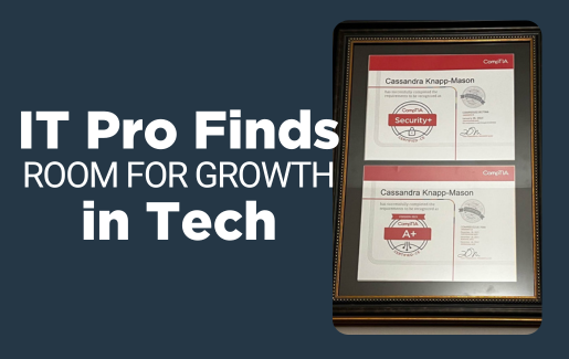 CompTIA's tweet image. Learn how one #ITpro went from working in data entry to working in service delivery at an MSSP.

➡️ s.comptia.org/3OieOJz