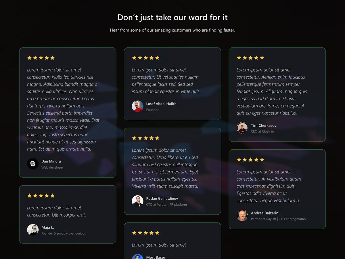 lybcoUk's tweet photo. Check out our new work on @Behance profile: "Testimonials Web Section UI" https://t.co/OJoVeJCc8C #uiuxdesign #uxdesign #calendaruidesign #figma #AdobeExpress #testimonials #uiux #webdesign #uiuxdesigners #testimonials #ui #uidesign #webapp #designteam #designers #uiuxdesign https://t.co/3iLZO8VFbJ