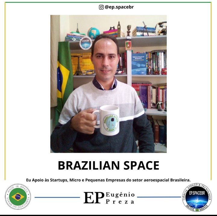 🇧🇷 MADE IN BRAZIL 🇧🇷
Eu trabalho para o desenvolvimento do Brasil no Setor Aeroespacial.🚀

🇧🇷 Eu apoio o Blog BRAZILIAN SPACE (BS) 🤝🏻
•
#Brasil #Brazil #ProdutoNacional #Startup #Micro #PequenasEmpresas #SetorAeroeapacial #Ciência #SetorPrivado #EuApoioVocê #EPSpaceBr