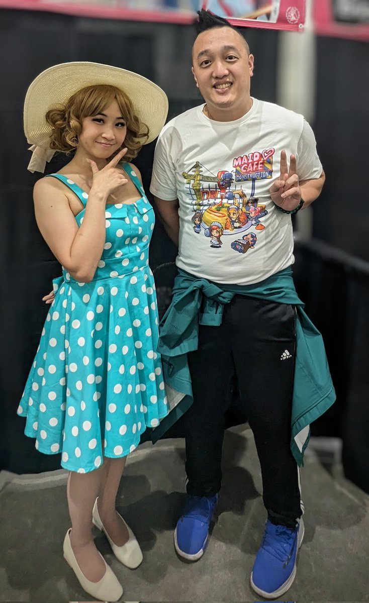 Steve_Vuong's tweet photo. Anime Inpluse  2023 it has been one year  since Fanime 2022 I had the opportunity to see @ItsXanthor again still the same energy super friendly &amp; down to earth &amp; using her awesome voice acting skill 😍😁 https://t.co/QgL8zG1YNX